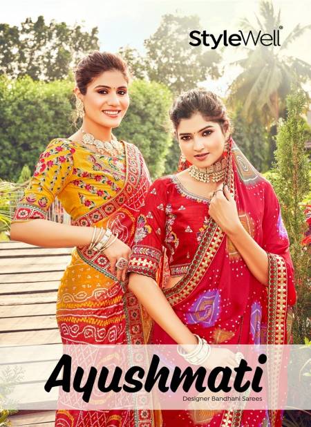 Aayushmati By Stylewell Printed Wedding Sarees Wholesale Clothing Suppliers In India